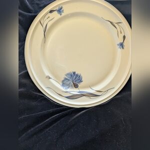Rosenthal  Continental Winfred Cream and Blue Floral Dinner Plate